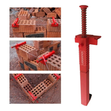 

21-24cm Runner Hardware Bricklaying Puller Leveling Bricklayer Tool Runner Accessory Brick Clamps Liner for Wallworkers Red