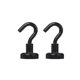 thumbnail image 2 of SZTXJ Super Strong Magnetic Hook Pack with Fridge Hook, Heavy Duty Cruise Hook for Ceiling, Small Magnetic Hook for Van, Wall (Black, 10 Pack), 2 of 5