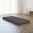 thumbnail image 5 of Antique Foldable Mattress, Old Motif, 74.8" x 35.4", Black Blue Coral, by Ambesonne, 5 of 6