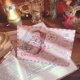 thumbnail image 5 of Tarjeta de felicitación navideña de piel de vaca retro, tarjeta de regalo navideña, linda tarjeta plegable de dibujos animados, tarjeta con mensaje de bendición con sobre, 5 of 6