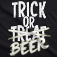 thumbnail image 2 of Mens Trick or Beer Glowing Shirt Funny Halloween T Shirt Glow In The Dark Tee Graphic Tees, 2 of 7