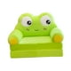 thumbnail image 3 of Sofá cama infantil plegable, lavable y suave, para fiestas de pijamas. Rana de ojos grandes, 3 of 9