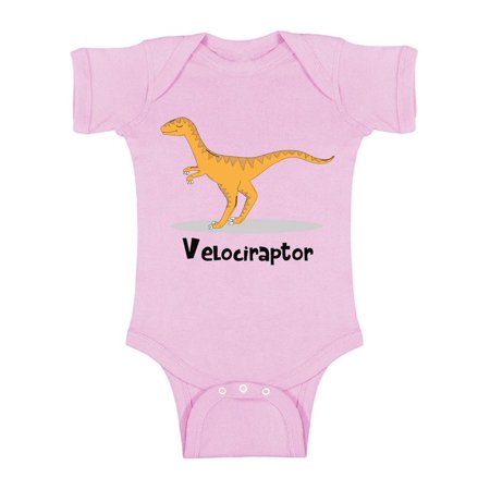 

Awkward Styles Velociraptor Dinosaur Baby Bodysuit Short Sleeve Dinosaur One Piece Top for Baby Short Sleeve Dinosaur Bodysuit Dinosaur Gifts for Baby Boys and Baby Girls Spirit Animal Bodysuit