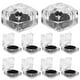 thumbnail image 1 of Organizador de joyeros de 10 piezas con joyero para anillos y expositor de joyas acrílico para cajas de anillos de compromiso y cajas de anillos de boda para ceremonia, 1 of 5