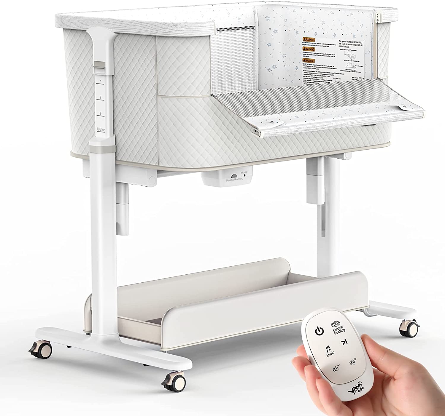 Rocking for Baby Electric Bedside Sleeper 2 Rocking