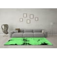 thumbnail image 3 of Ahgly Company Indoor Square Abstract Emerald Green Modern Area Rugs, 8' Square, 3 of 4