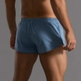 thumbnail image 5 of KaLI_store Men's Underwear Men's Underwear Boxer Briefs Cotton Solid Trunks Underwear Blue,L, 5 of 5