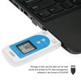 thumbnail image 4 of Temperature Recorder, Simultaneously Measure Temperature Humidity Programmable Software For Logging Parameters  For Outdoors For Travel For Home For Studio, 4 of 8