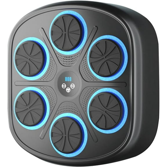 Music Boxing Machine with Boxing Gloves,Wall Mounted, Bluetooth Boxing Training Punching Equipment