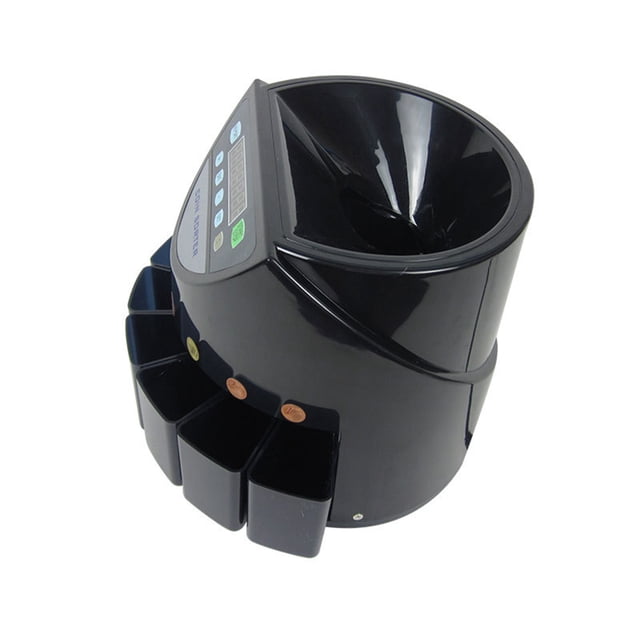 Coin sorting machine,Counter Sorter Euro Bank Restaurant 220v) Preset/total Money Check Auto Preset/total Money Sorter Euro 300 Money Check Bank Coin Counter Sorter Check Bank Restaurant Adben Kidjoy
