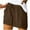 Coffee, variant on Loopsun Summer Shorts for Women, Womens Plus Size Comfy Drawstring Casual Elastic Waist Pocket Loose Shorts Pants Coffee 4XL