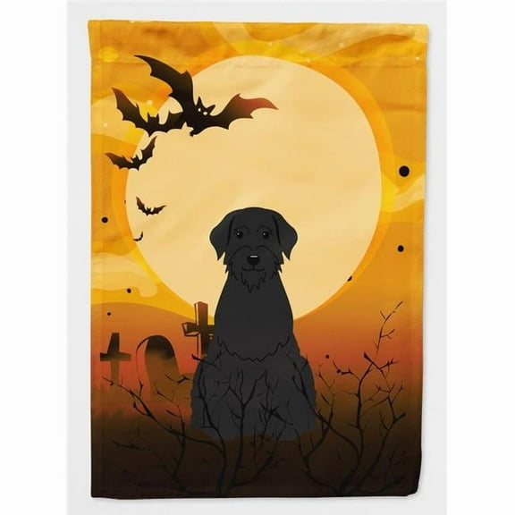 Caroline's Treasures BB4332GF Halloween Giant Schnauzer Flag Garden Size , Small, multicolor