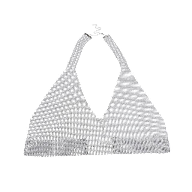 Cadena Corporal de Metal perfecl para Mujer Plata