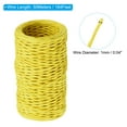 thumbnail image 2 of 164Ft Floral Bind Wire Wrap Twine 1mm Florist Wire Iron Wire Paper Covered Vine Yellow, 2 of 5
