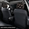 thumbnail image 4 of Uemuo Flowers Printed 2 PCS Car All-Inclusive Headrest Cover, Headrest Protector, Soft Elastic Breathable Seat Headrest Anti-Dirty Cover Headrest Cover Protector, 4 of 6