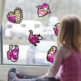 thumbnail image 6 of 2 set Suncatcher Craft set for Kids Window Paint Art Painting Valentine's day Themed Pattern 19.9~21x7.6~21cm 12pcs/set Paper, 6 of 7