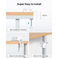 thumbnail image 3 of Regleta con abrazadera de escritorio, protector contra sobretensiones con 5 salidas de CA, 2 USB A, 1 USB C, 3 of 5