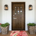 thumbnail image 7 of Salouo Refreshing Watermelon Slices Pattern Outdoor Indoor Sturdy Doormats 16’’×24’’, Anti Fatigue Soft Flannel Thick Door Mat,Non-Slip Rectangle Rug Cushion, 7 of 7
