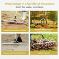 thumbnail image 4 of Topcobe Floating Weed Lake Rake 36" Aquatic Pond Weed Cutter with Foam Floats, Lawn Rake, 4 of 6