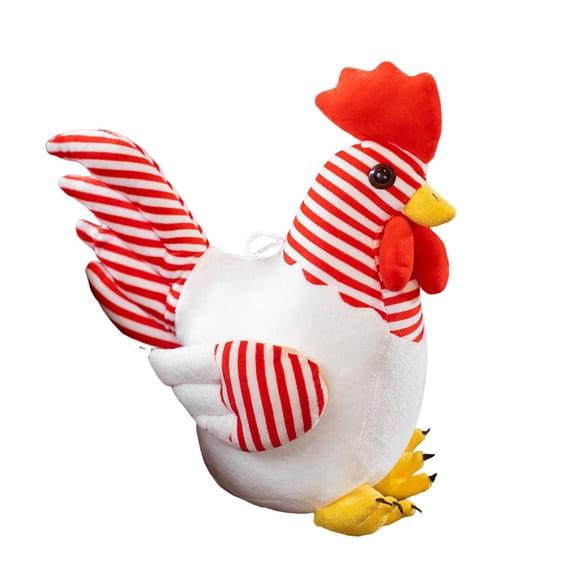 Adorno de peluche de pollo para niños, figura de peluche suave, decoración de peluche Raya