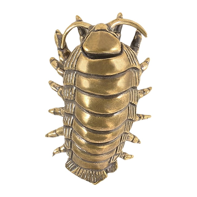 Tirador de puerta de latón Macarena isópodo Oro oscuro