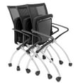 thumbnail image 6 of 60" x 24" Kobe Training Table- Mahogany & 2 Apprentice Chairs- Black, 6 of 8
