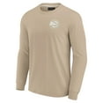 thumbnail image 2 of Unisex Fanatics Khaki Atlanta Hawks Elements Super Soft Long Sleeve T-Shirt, 2 of 3