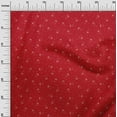 thumbnail image 3 of oneOone Tissu Popeline de Coton Rouge Rétro Tissu de Couture au Mètre Imprimé Fournitures de Couture Diy 56 Pouces de Large, 3 of 5