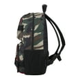thumbnail image 3 of Eastsport Double Strap Skater Backpack, Army Camo with Red, 3 of 6