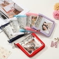 thumbnail image 4 of Álbum de Tarjetas Photocard A7, Libro de Portatarjetas KPop Transparente, Álbum de Tarjetas de Foto Kpop Coreano con 25 Pcs Internos (50 Ranuras para Tarjetas), Blanco, 4 of 7