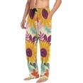 thumbnail image 5 of GZHJMY Thanksgiving Sunflower Pajama Pants For Men, Men's Separate Bottoms, Lounge Pants with Pockets, Christmas New Year Birthday Gifts, Medium, Christmas New Year Birthday Gifts, Medium, 5 of 7