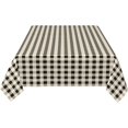 thumbnail image 6 of Rectangle Tablecloth 60x102 Inch, Beige Buffalo Check Plaid Rectangular Table Cloths Water Resistant Spill Proof Table Cloth Cover Dining Table Cover for Party, Wedding, Cocktail, Banquet, Festival, 6 of 8