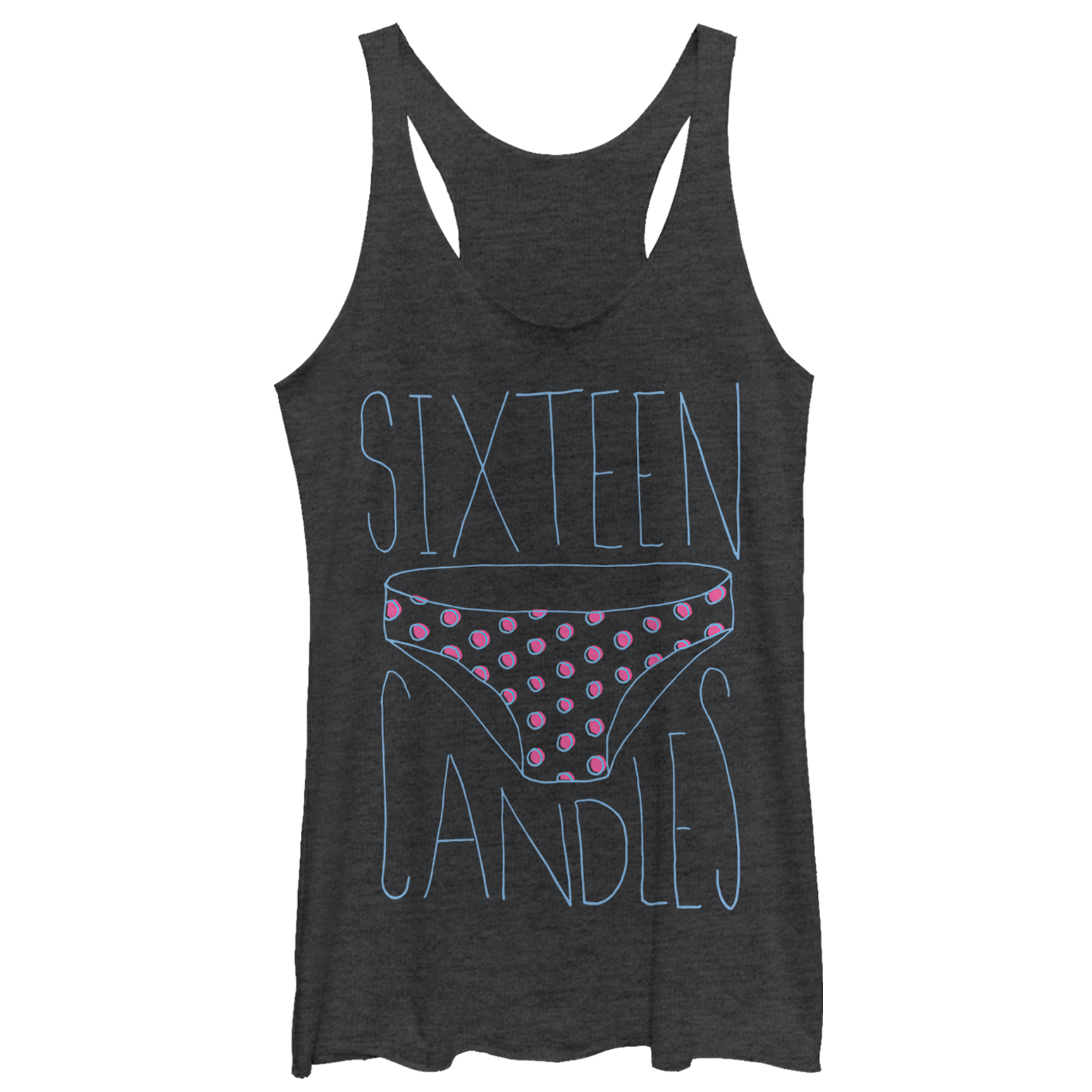 Fifth Sun Sixteen Candles Women's Borrowed Panties Racerback Tank Top