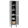 Costway Freestanding Bathroom Storage TALL CORNER Linen Tower
