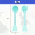 thumbnail image 4 of Vocoste Silicone Facial Cleansing Brush for Face Skincare Massage Green 6.1"x1.57", 4 of 7
