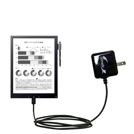 Gomadic Intelligent Compact AC Home Wall Charger suitable for the Sony DPTS1 / DPT-S1 - High output power with a convenient, foldable plug design - Us