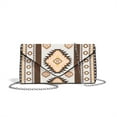 thumbnail image 7 of TSOVTHRID Aztec Tribal Geometric Beige Clutch Purses for Women Ladies Party Handbag Lightweight Leather Shoulder Bag for Formal Wedding Cocktail Prom with Chain Strap, 7 of 7