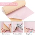 thumbnail image 4 of 157.5x10 inch Pearl Pink Self Adhesive Velvet Flock Liner Soft Velvet Liner Fabric Sticky Back Sheets for Jewelry Drawer Craft Upholstery DIY Arts Decoration 0.8mm Thick DIY, 4 of 9