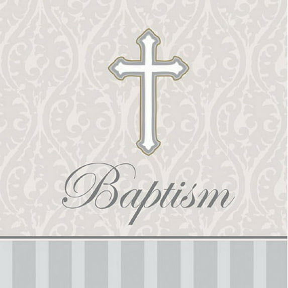 Partypro 669543 Devotion Baptism Luncheon Napkin