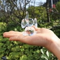 thumbnail image 5 of H&D Hyaline & Dora Crystal 2.3x1.6x3.5in Elephant Glass Figurine, 5 of 6