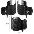 thumbnail image 3 of HHEN 12 Pieces Hot Roller Clips Hair Curler Clips Replacement Roller Clips For Women Girls Hair Sec-tion Styling (Black), 3 of 5