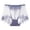 Light Purple, variant on Seamless High Waisted Thong Panty With Lace Jacquard For Women Underwear See Through Panties