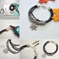 thumbnail image 4 of HAOAN 1Roll 21.9 Yards Genuine Round Leather String Cord 3mm Rope for Saddle Brown Leather String Cord for Making Necklaces Bracelets Braiding Wraps Crafts and Hobby Projects, 4 of 7