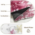 thumbnail image 2 of Pink Trees Christmas Round Rug 5ft Washable Circle Kitchen Rugs Non Slip Xmas Tree Snowflake Winter Large Area Rug Indoor Floor Carpet for Bedroom Living Room Home Office Dining Room Nursery, 2 of 8