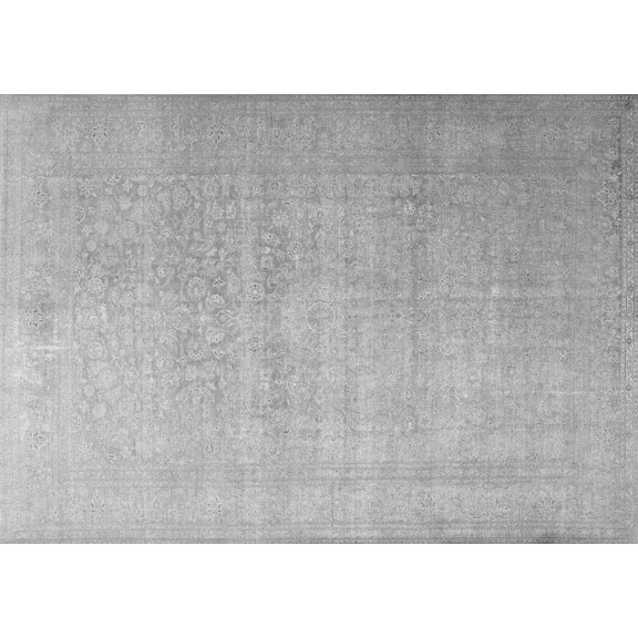Ahgly Company Indoor Rectangle Persian Gray Traditional Area Rugs, 2' x 5'