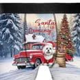 thumbnail image 4 of Santa is Coming Maltese Merry Christmas Xmas Noel Truck Tree All Over Print Boxer Briefs Underwear for Men Dad Maltese Dog Lover Gifts Idea - 02023, 4 of 6