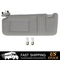 cciyu Gray Windshield Sun Visor Mirror Left Driver Side Replacement fit for 2006-2011 for Toyota Camry Automobile Sun Visor Assembly with Sunroof