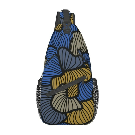 ZICANCN Crossbody Sling Bag for Men Women - Mandala Drawing Casual Shoulder Backpacks for Travel Sport Climbing Runners Daypack