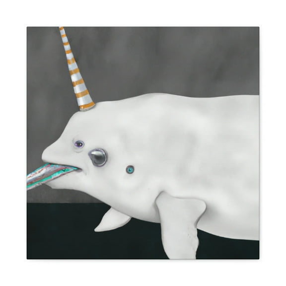 Peaceful Narwhal Splendor - Canvas