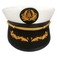 thumbnail image 2 of EeaseMX Bordado Navy Hat Europeo y American Sailor Hat Party para el rendimiento, 2 of 7